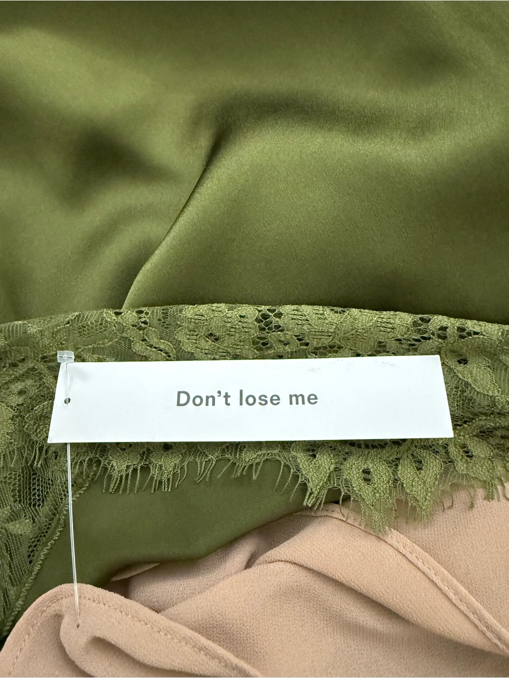 NWT Reformation Jessalyn Silk Lace Mini Dress in Moss Green Size S - Picture 15 of 17